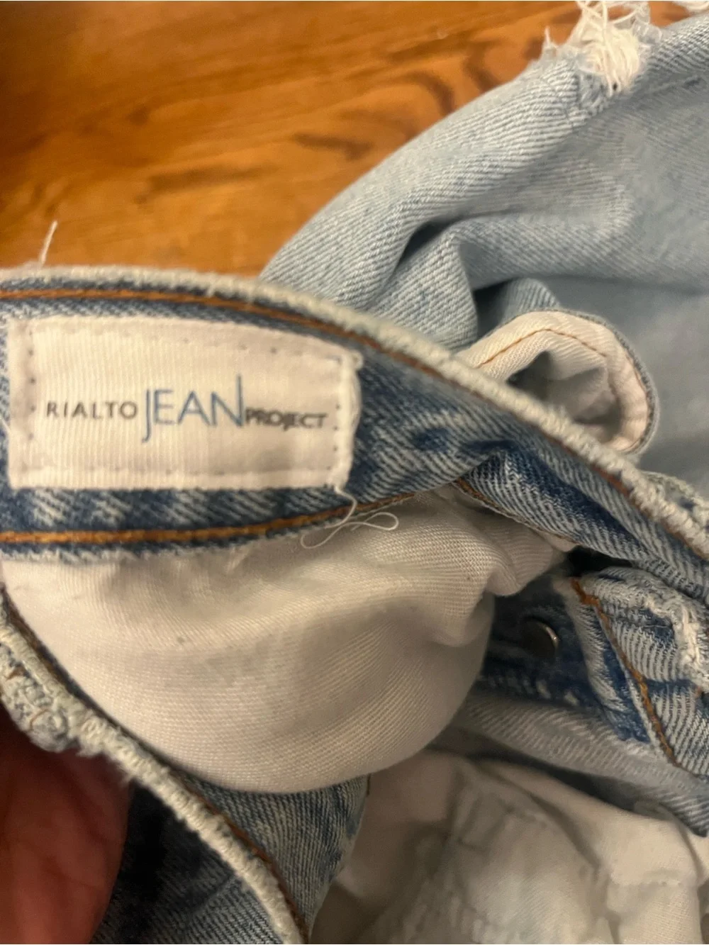Levi Light Blue Distressed patched Jeans - Picture 3 of 10